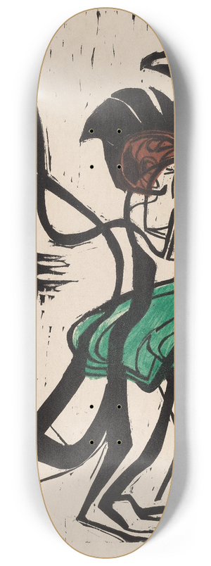 Ernst Ludwig Kirchner - Palucca 8.25 inch art skate deck