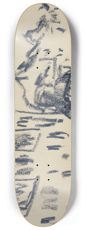 Ernst Ludwig Kirchner - Strae in Dresden 8.25 inch art skate deck