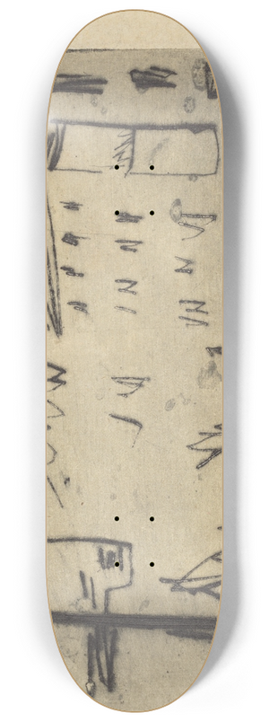 Ernst Ludwig Kirchner - Street Corner in Dresden (Strassenecke Dresden) 8.25 inch art skate deck