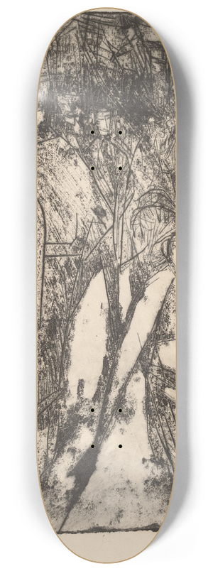 Ernst Ludwig Kirchner - Street Scene with an Omnibus 8.25 inch art skate deck