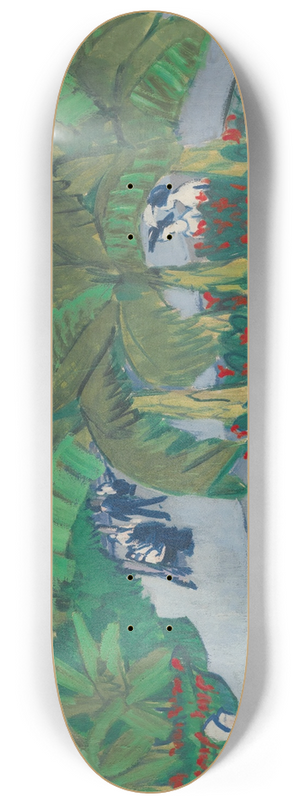 Ernst Ludwig Kirchner - The Bosquet; Albertplatz In Dresden 8.25 inch art skate deck
