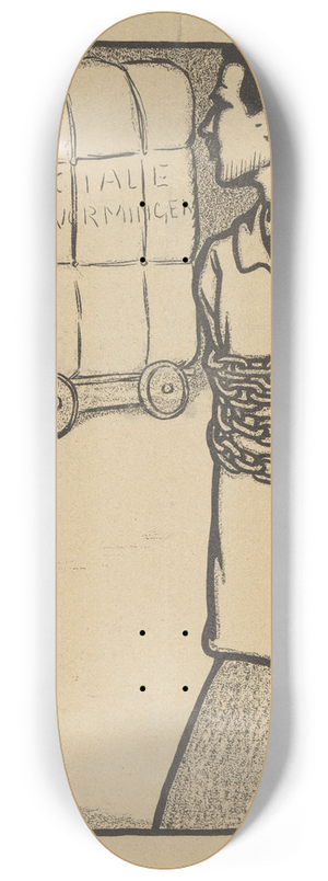 Albert Hahn - De Notenkraker, 14 september 1907 ; Kiesrecht en sociale hervormingen 8.25 inch art skate deck