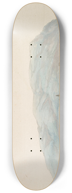 Abraham-Louis-Rodolphe Ducros - Gezicht op de zoutpannen van Trapani 8.25 inch art skate deck Abraham-Louis-Rodolphe Ducros - Gezicht op de zoutpannen van Trapani 8.25 inch art skate deck