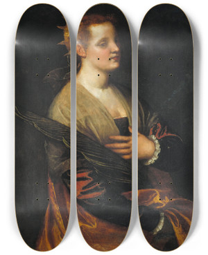 Triptych art skateboard deck of Workshop Of Paolo Veronese Saint Catherine by Workshop Of Paolo Veronese (1528-1588) Triptych art skateboard deck of Workshop Of Paolo Veronese Saint Catherine by Workshop Of Paolo Veronese (1528-1588)