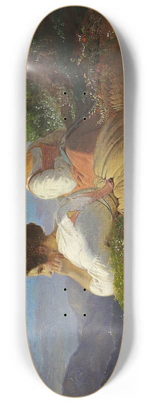 Ernst Meyer - Tvende italienerinder 8.25 inch art skate deck