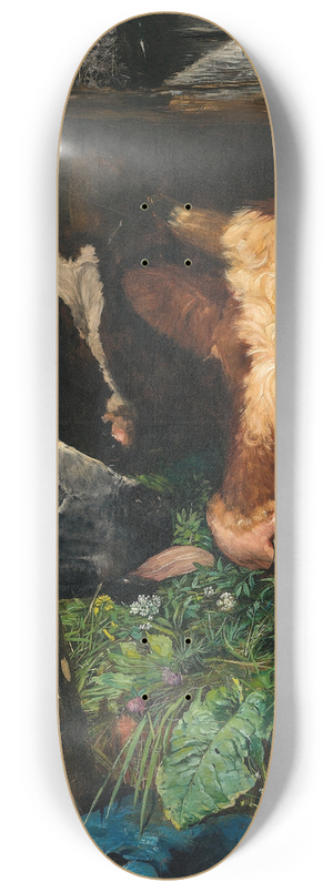 Ernst Moritz Geyger - Viehftterung 8.25 inch art skate deck