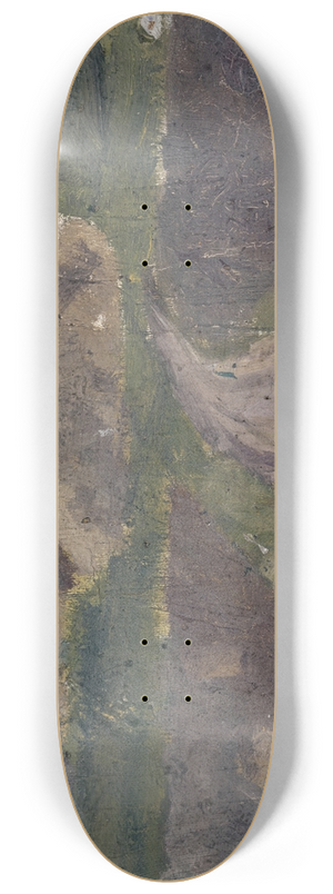 Ernst Schiess - Farmhouses 8.25 inch art skate deck