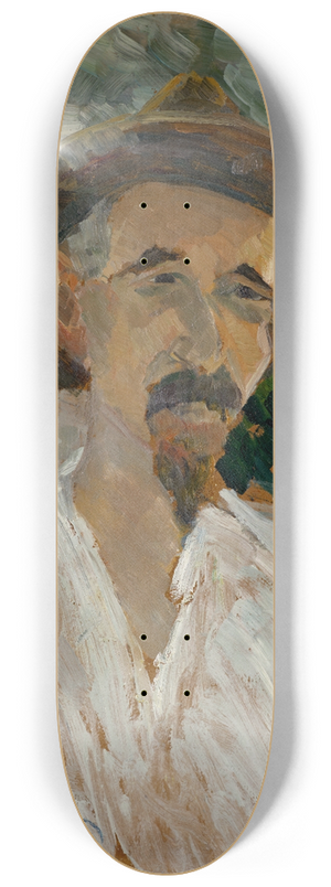 Ernst Schiess - Self-Portrait III 8.25 inch art skate deck