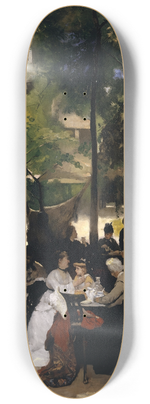Ernst Schiess - The Chinese Tower in the English Garden in Munich 8.25 inch art skate deck