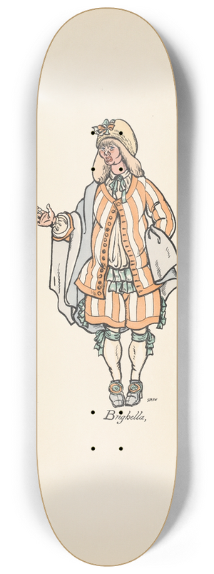 Ernst Stern - Brighella 8.25 inch art skate deck