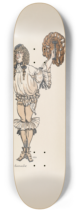 Ernst Stern - Der Perckenmacher 8.25 inch art skate deck