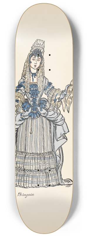 Ernst Stern - Erste Sngerin 8.25 inch art skate deck