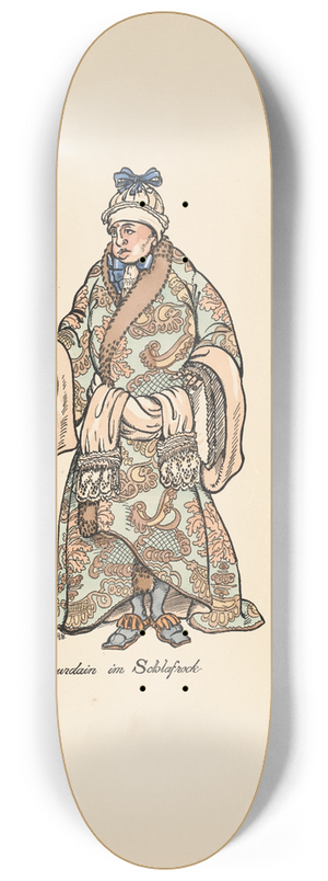 Ernst Stern - Jourdain im Schlafrock 8.25 inch art skate deck Ernst Stern - Jourdain im Schlafrock 8.25 inch art skate deck