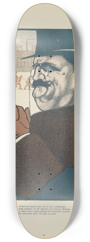 Albert Hahn - De ondernemer 8.25 inch art skate deck