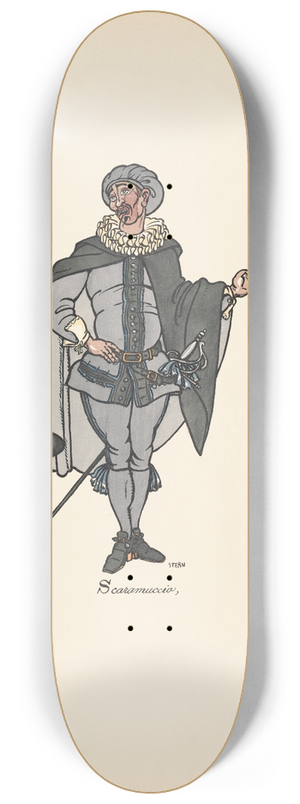 Ernst Stern - Scaramuccio 8.25 inch art skate deck