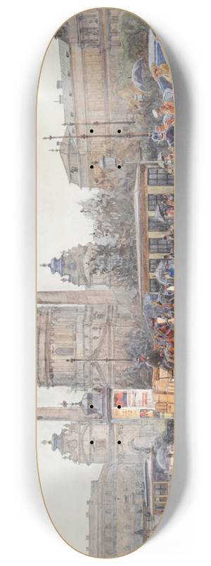 Erwin Pendl - Karlsplatz in Wien 8.25 inch art skate deck