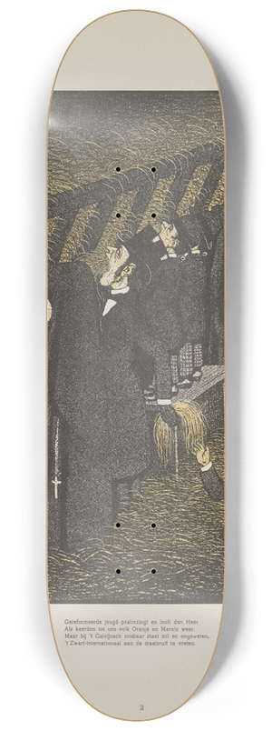 Albert Hahn - Katholieken aan de staatsruif 8.25 inch art skate deck