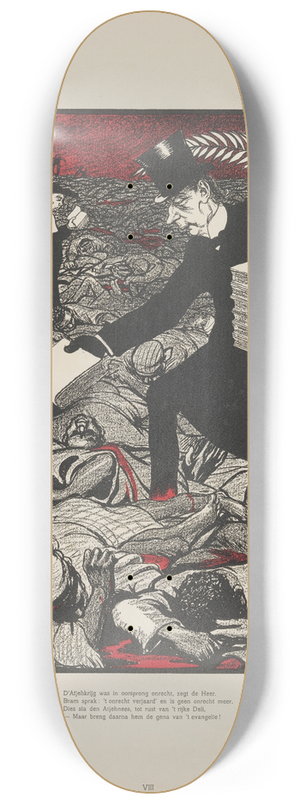 Albert Hahn - Missionariswerk in Atjeh 8.25 inch art skate deck