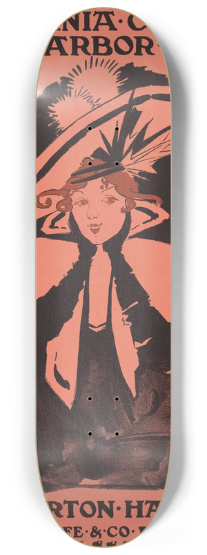 Ethel Reed - A Virginia cousin & Bar Harbor tales 8.25 inch art skate deck Ethel Reed - A Virginia cousin & Bar Harbor tales 8.25 inch art skate deck