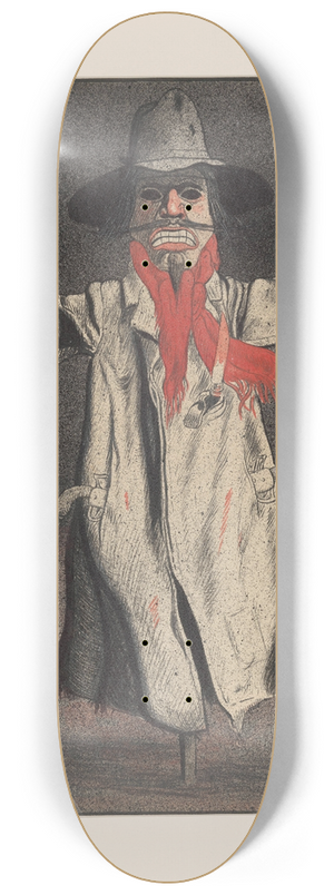 Albert Hahn - vogelverschrikker 8.25 inch art skate deck
