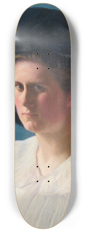 Albert Hermann Daur - Portrait of Esther Kern 8.25 inch art skate deck
