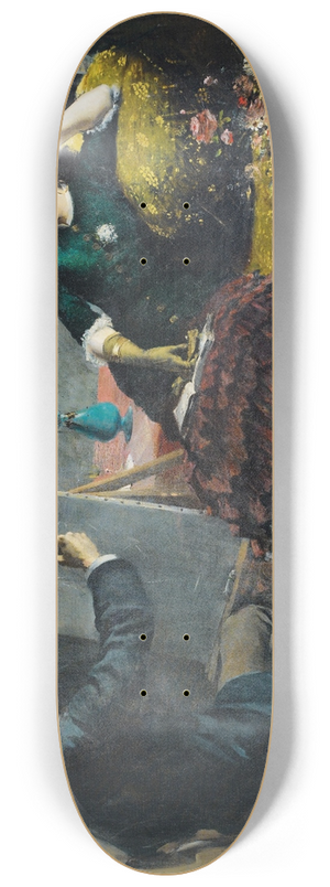 Etienne-Franois-Eugne Lecoindre - Posing For The Artist 8.25 inch art skate deck