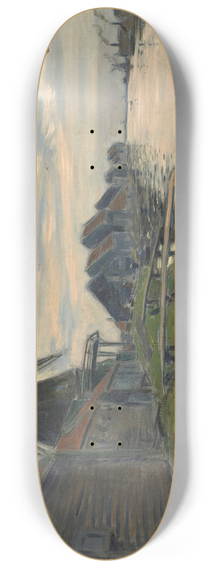 Etienne Moreau-Nlaton - Canal en Hollande 8.25 inch art skate deck