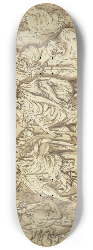 Etienne Pierre Adrien Gois - Abraham und Melchisedek opfern Brot und Wein zum Dank fr die Besiegung der fnf Knige 8.25 inch art skate deck Etienne Pierre Adrien Gois - Abraham und Melchisedek opfern Brot und Wein zum Dank fr die Besiegung der fnf Knige 8.25 inch art skate deck
