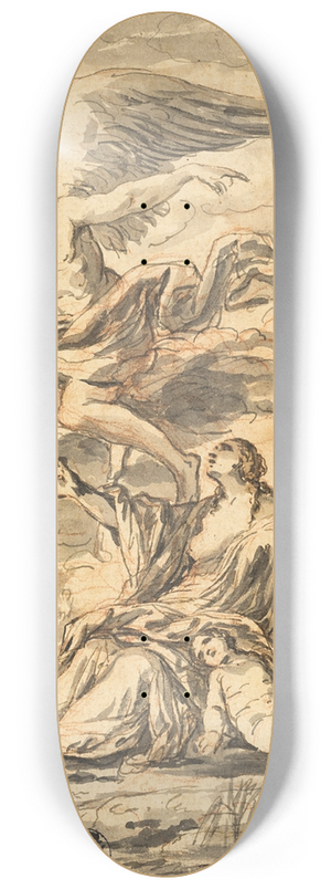 Etienne Pierre Adrien Gois - Angel Appearing to Hagar and Ishmael 8.25 inch art skate deck Etienne Pierre Adrien Gois - Angel Appearing to Hagar and Ishmael 8.25 inch art skate deck