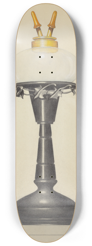 Eugene Barrell - Camphene Lamp 8.25 inch art skate deck