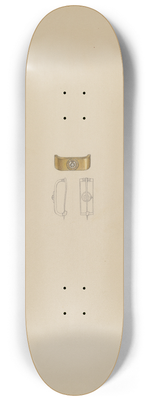 Eugene Barrell - Tie Pin 8.25 inch art skate deck