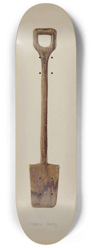 Eugene Bartz - Toy Shovel 8.25 inch art skate deck