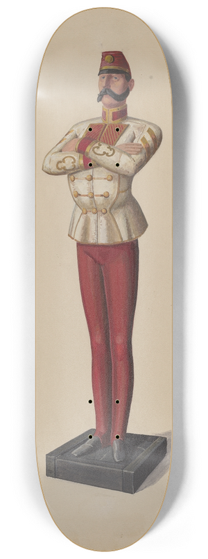 Eugene Croe - Cigar Store Figure 8.25 inch art skate deck