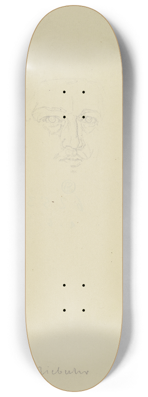 Eugen Eduard Schffer - Bildnis des Barthold Georg Niebuhr. 8.25 inch art skate deck