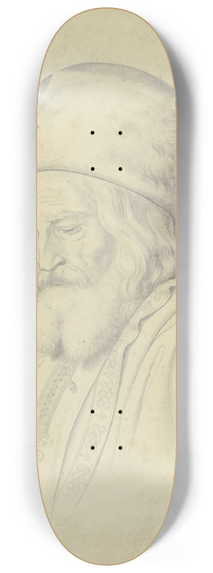 Eugen Eduard Schffer - Der Kopf des Kaufmanns aus Overbecks Verkauf Josefs fr die Casa Bartholdy in Rom 8.25 inch art skate deck