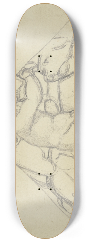 Eugen Eduard Schffer - Erot with Cerberus 8.25 inch art skate deck