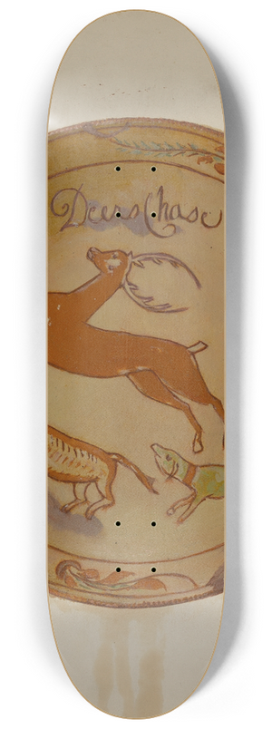 Eugene Shellady - Pa. German Plate 8.25 inch art skate deck