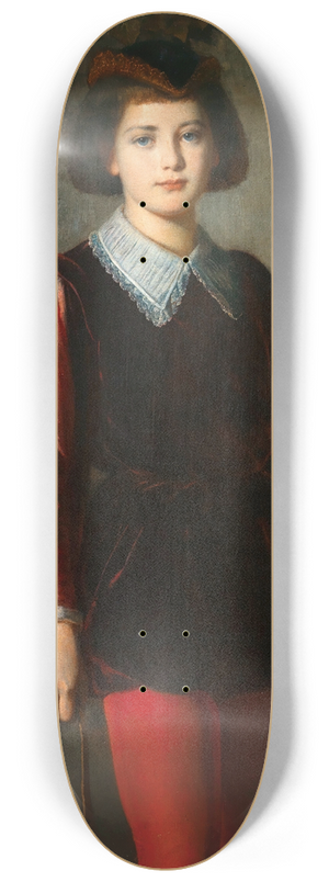 Eugen Felix - A Young Falconer 8.25 inch art skate deck