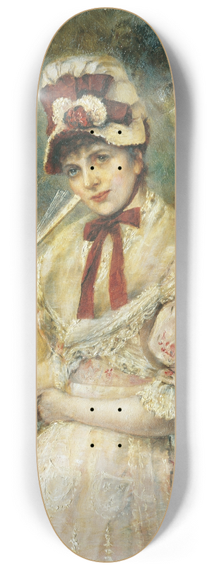 Eugen Horstig - Damenbildnis 8.25 inch art skate deck