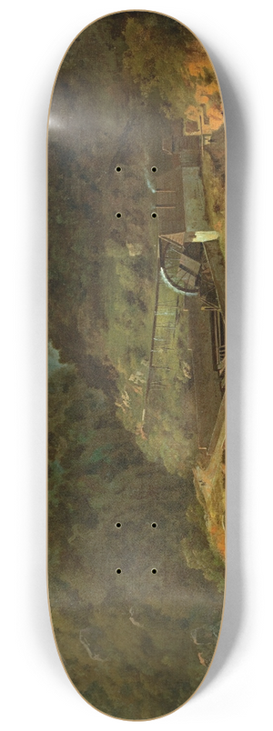 Eugenio Landesio - Minas De Real Del Monte, Hidalgo 8.25 inch art skate deck