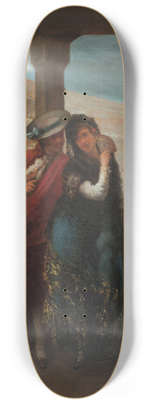 Eugenio Lucas Velzquez - Majo and Maja 8.25 inch art skate deck