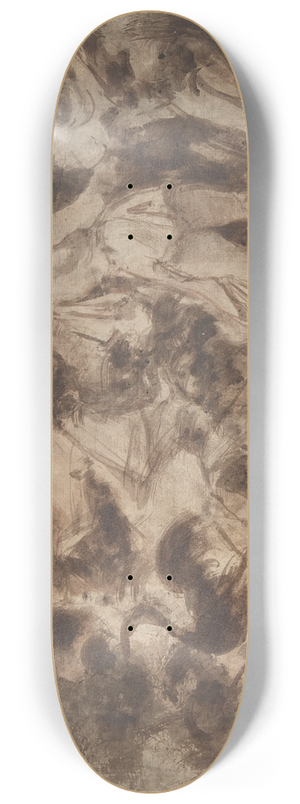 Eugenio Lucas Velzquez - The Chastisement of Luxury 8.25 inch art skate deck