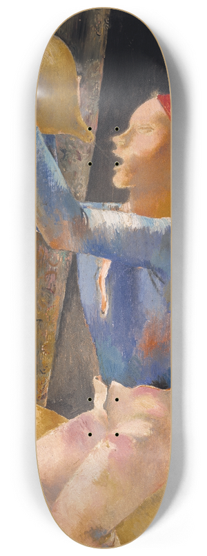 Eugeniusz Zak - Le jeune buveur 8.25 inch art skate deck