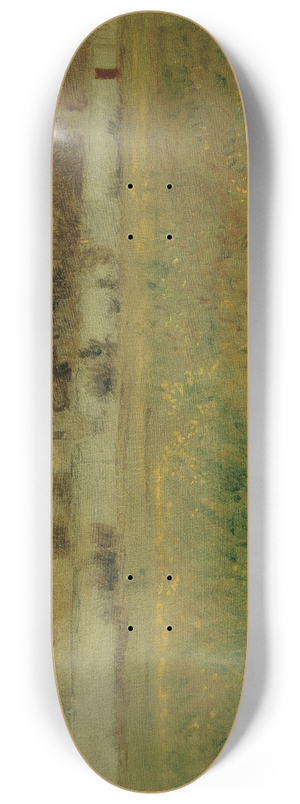 Eugen Jettel - Ansicht Von Auvers-Sur-Oise 8.25 inch art skate deck