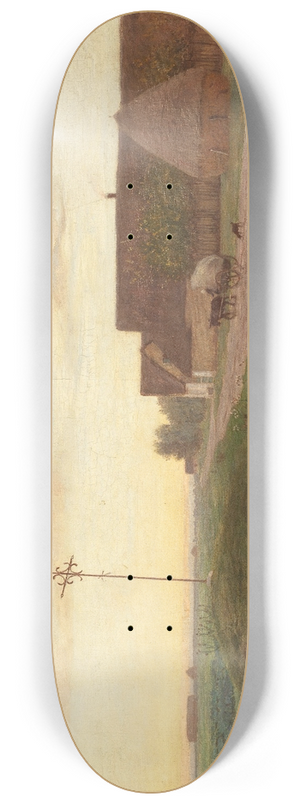 Eugen Jettel - Kreuzweg bei Cayeux 8.25 inch art skate deck