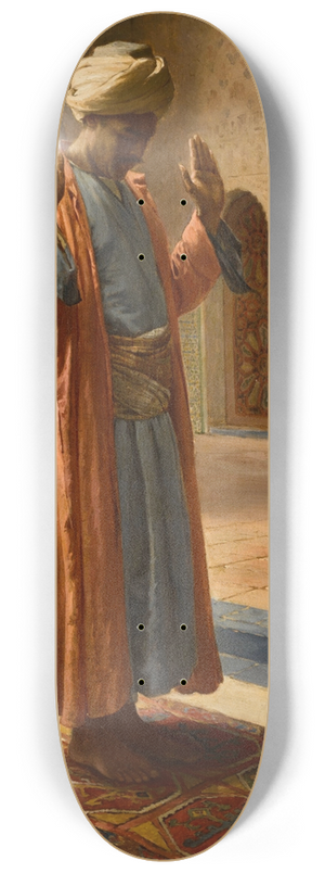 Eugne Baugnis - At Prayer 8.25 inch art skate deck Eugne Baugnis - At Prayer 8.25 inch art skate deck