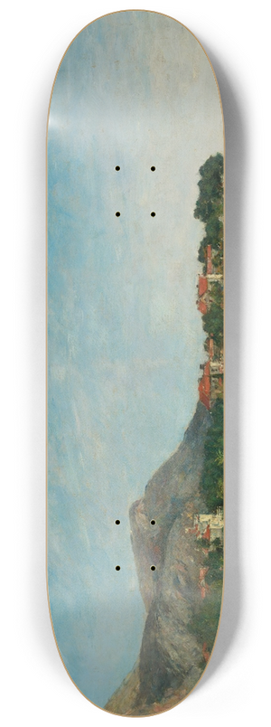 Eugne Boudin - Beaulieu; The Bay of Fourmis 8.25 inch art skate deck