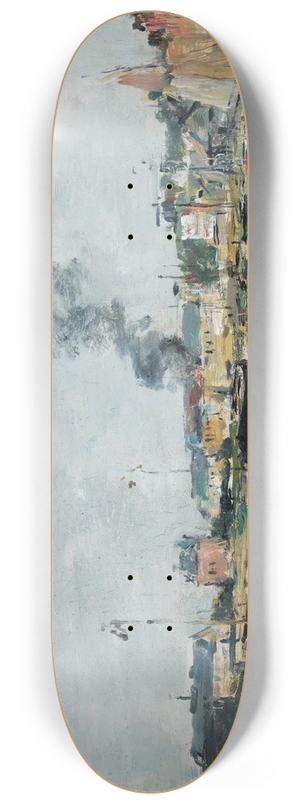 Eugne Boudin - Le Port De Trouville 8.25 inch art skate deck