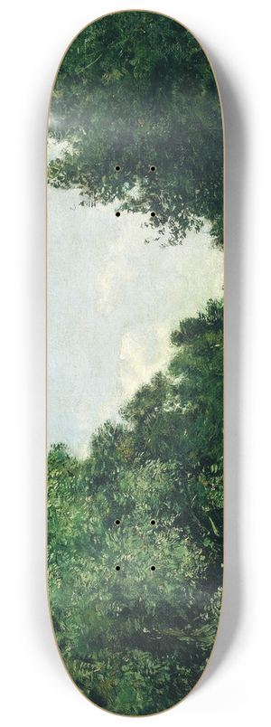 Eugne Boudin - Parc Cordier in Trouville 8.25 inch art skate deck