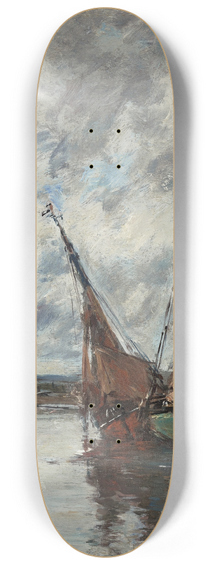 Eugne Boudin - Trouville, voiliers chous 8.25 inch art skate deck